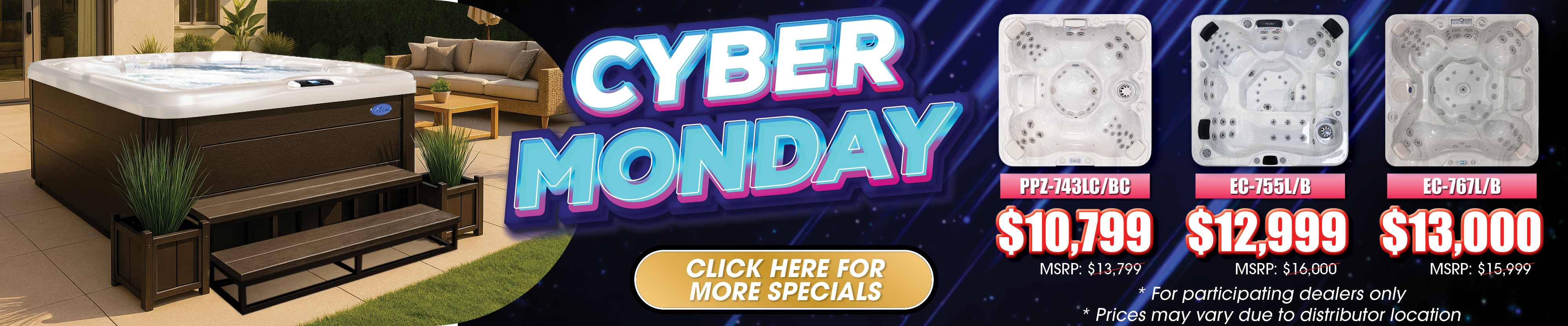 Calspas hot tub being used in a family setting - Big Sky