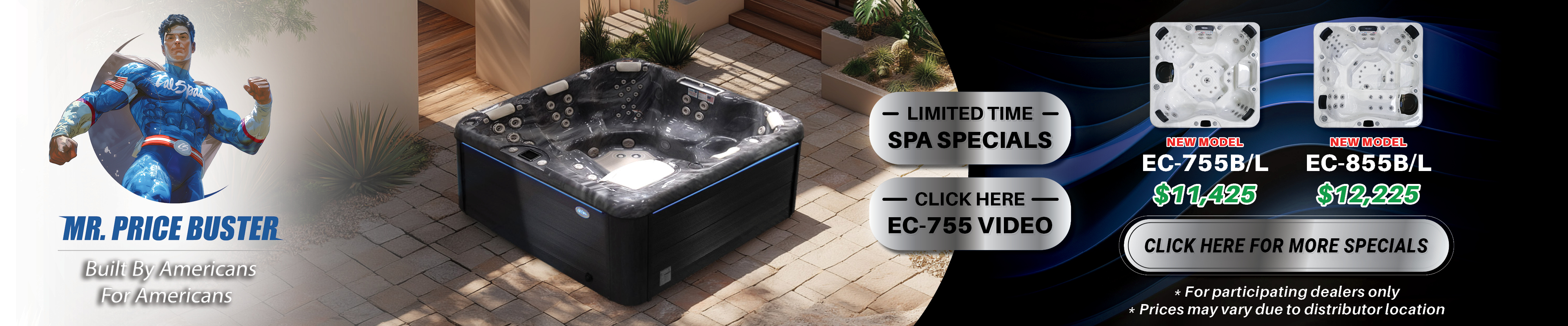 Calspas hot tub being used in a family setting - Big Sky